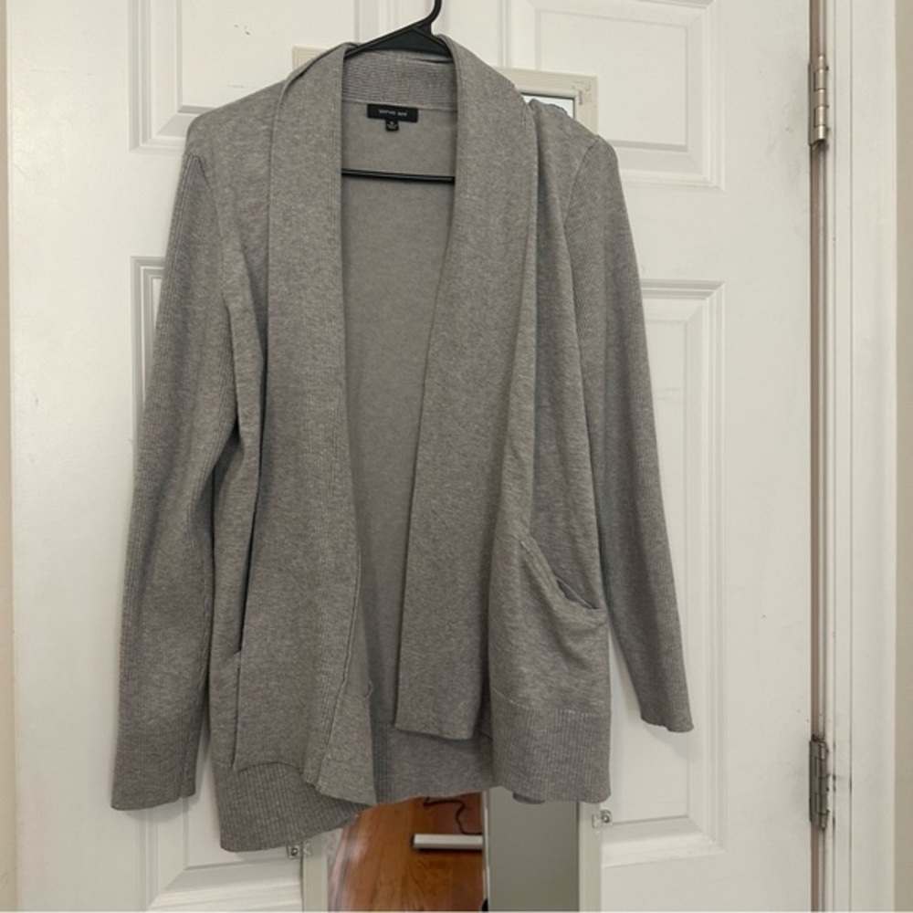 Gray cardigan sweater​​​​​